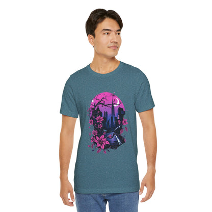 “Dark Bloom” — WhimsyGoth Floral Tee – Alt Aesthetic Poetic Goth Street-wear