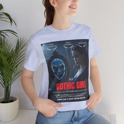 My Gothic Girl "Movie Poster" Graphic Tee – Gothic Streetwear, Whimsy Goth, Dark Poetry Alt Fashion