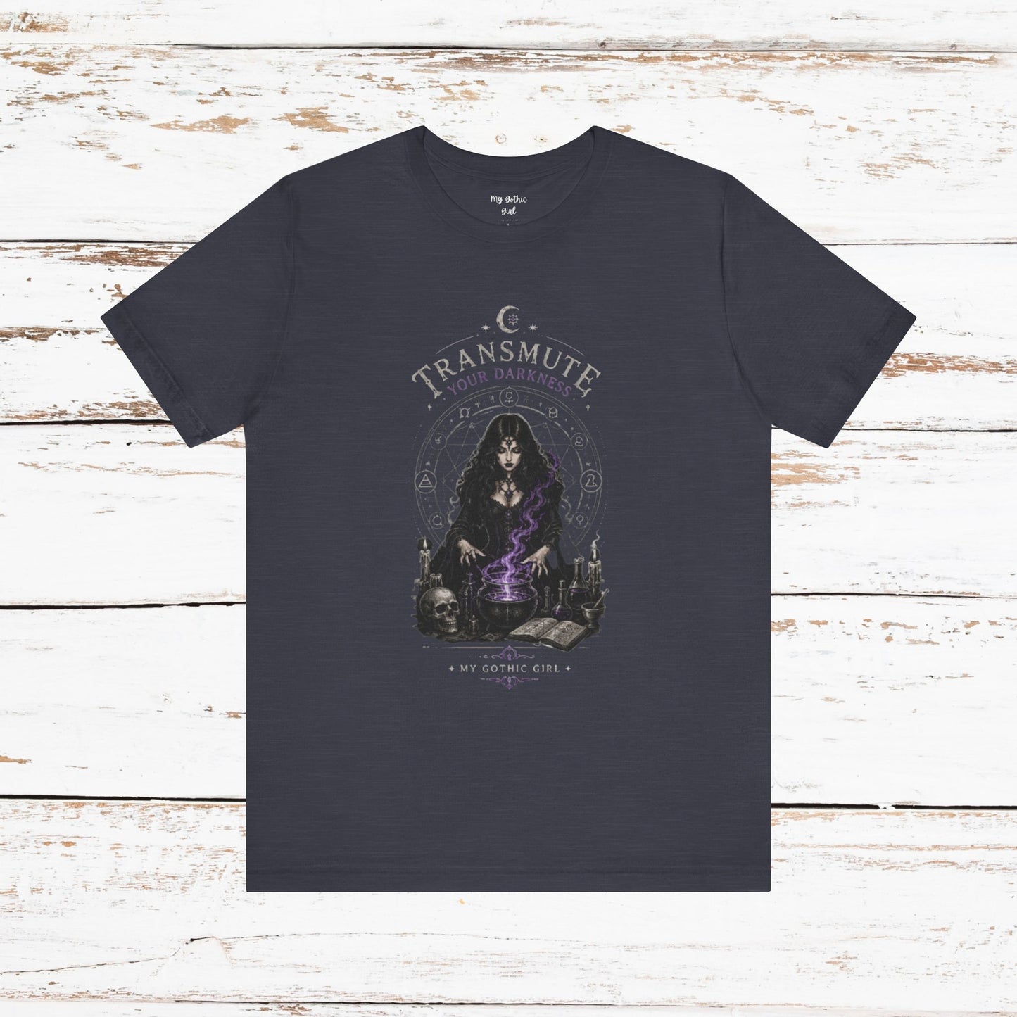 Transmute Your Darkness Alchemist Arts Tee — Witchy Occult Graphic T-Shirt