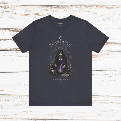 Transmute Your Darkness Alchemist Arts Tee — Witchy Occult Graphic T-Shirt