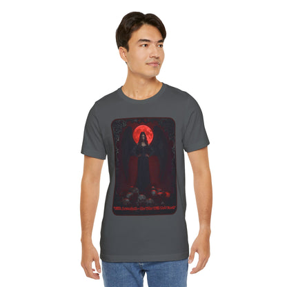 “Lilith Ascendant — She Who Will Not Kneel.” Graphic T-Shirt – Alt Aesthetic Poetic Goth Street-wear