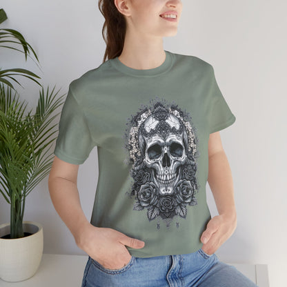 Gothic Skull Elegance T-Shirt