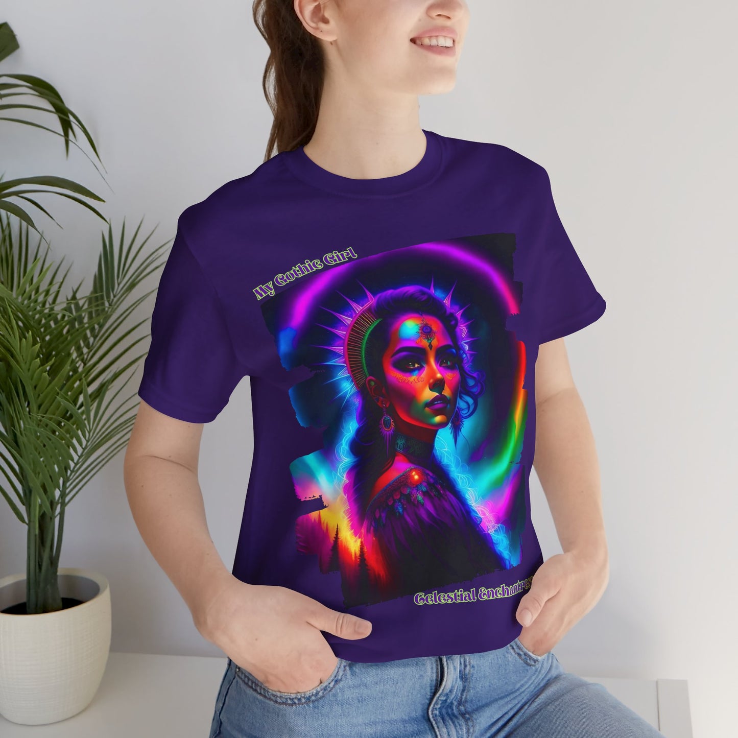 Celestial Enchantress Poetic Goth Graphic Tee – My Gothic Girl