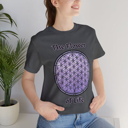 "The Flower of Life"  Gothic Graphic T-Shirt – Alt Aesthetic Poetic Goth Street-wear