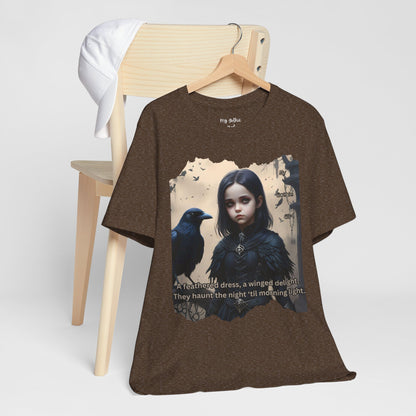 My Gothic Girl T-Shirt "Black Raven"  Whimsy Goth, Goth Fashion, Poetic Gothic Street Wear