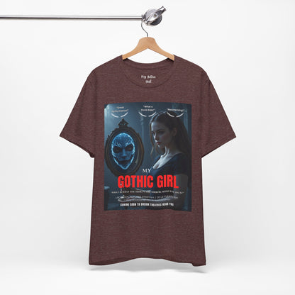 My Gothic Girl "Movie Poster" Graphic Tee – Gothic Streetwear, Whimsy Goth, Dark Poetry Alt Fashion