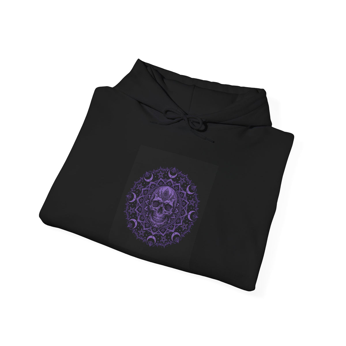 Skull Mandala Moon Hoodie — 'My Gothic Girl' Heavy Blend Hooded Sweatshirt
