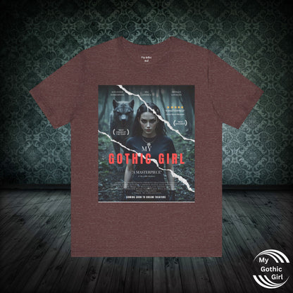 My Gothic Girl T-Shirt "Movie Poster" – Whimsy Goth Streetwear, Dark Poetry Fashion, Alt Aesthetic Apparel
