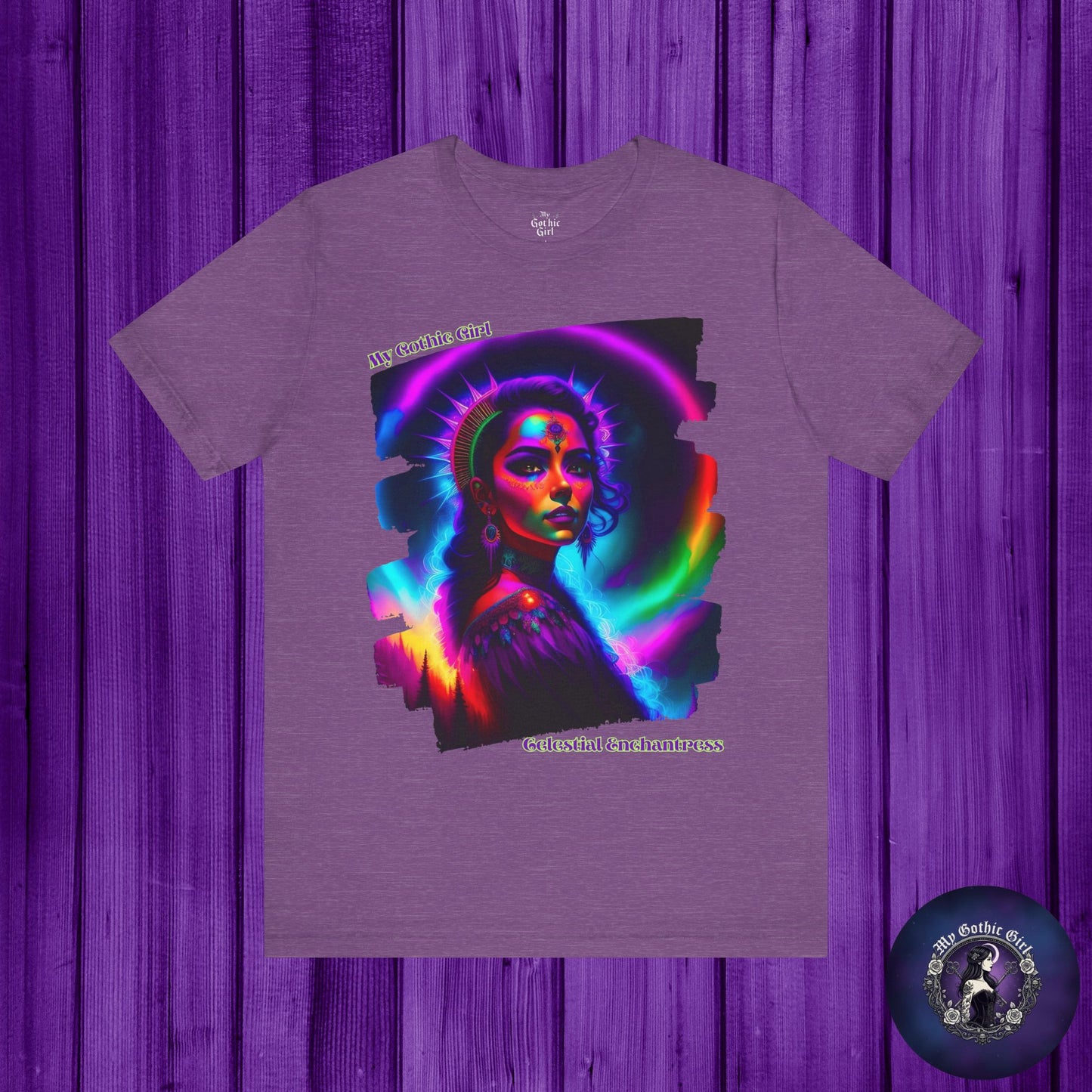 Celestial Enchantress Poetic Goth Graphic Tee – My Gothic Girl