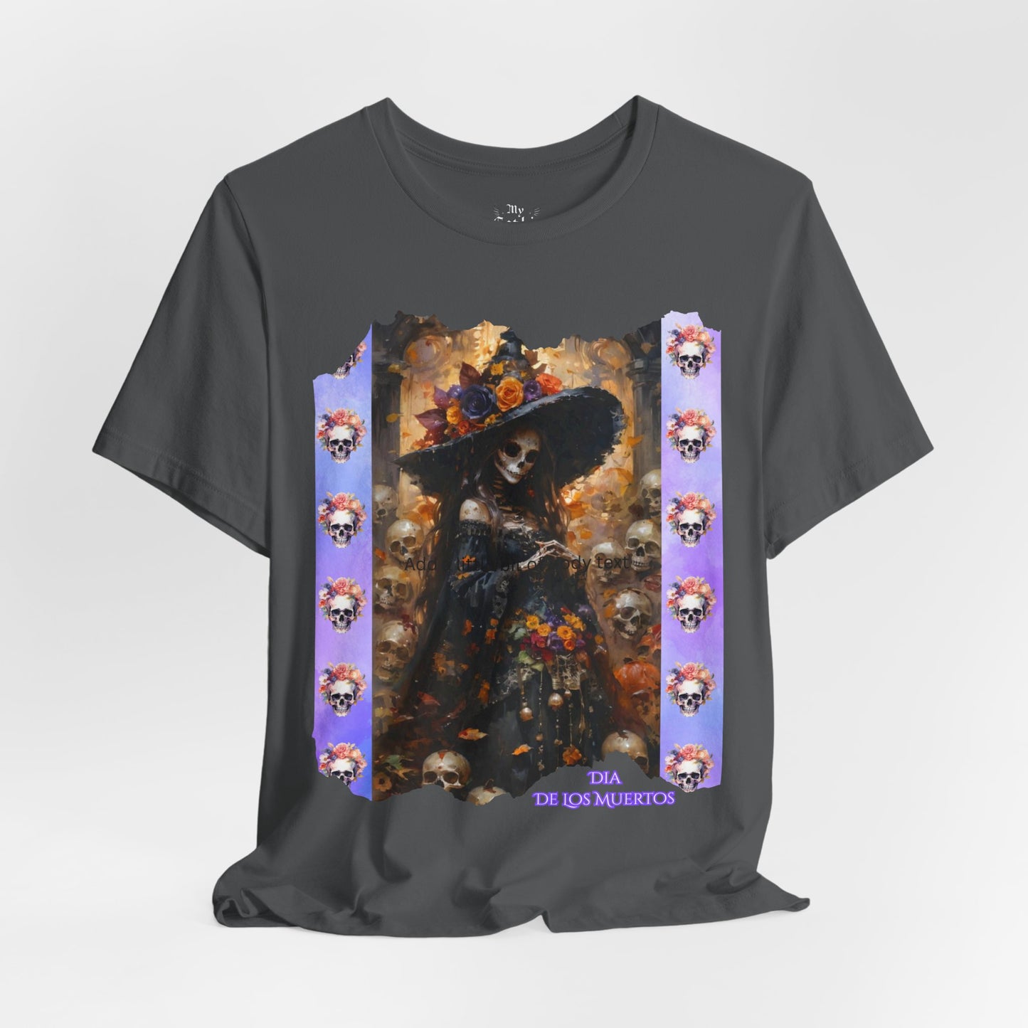 My Gothic Girl Dia De Los Muertos Graphic Tee – Gothic Streetwear, Whimsy Goth, Dark Poetry Alt Fashion