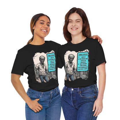 My Gothic Girl "Zombie: To Do List"  – Whimsy Goth Streetwear, Dark Poetry Fashion, Alt Aesthetic Apparel