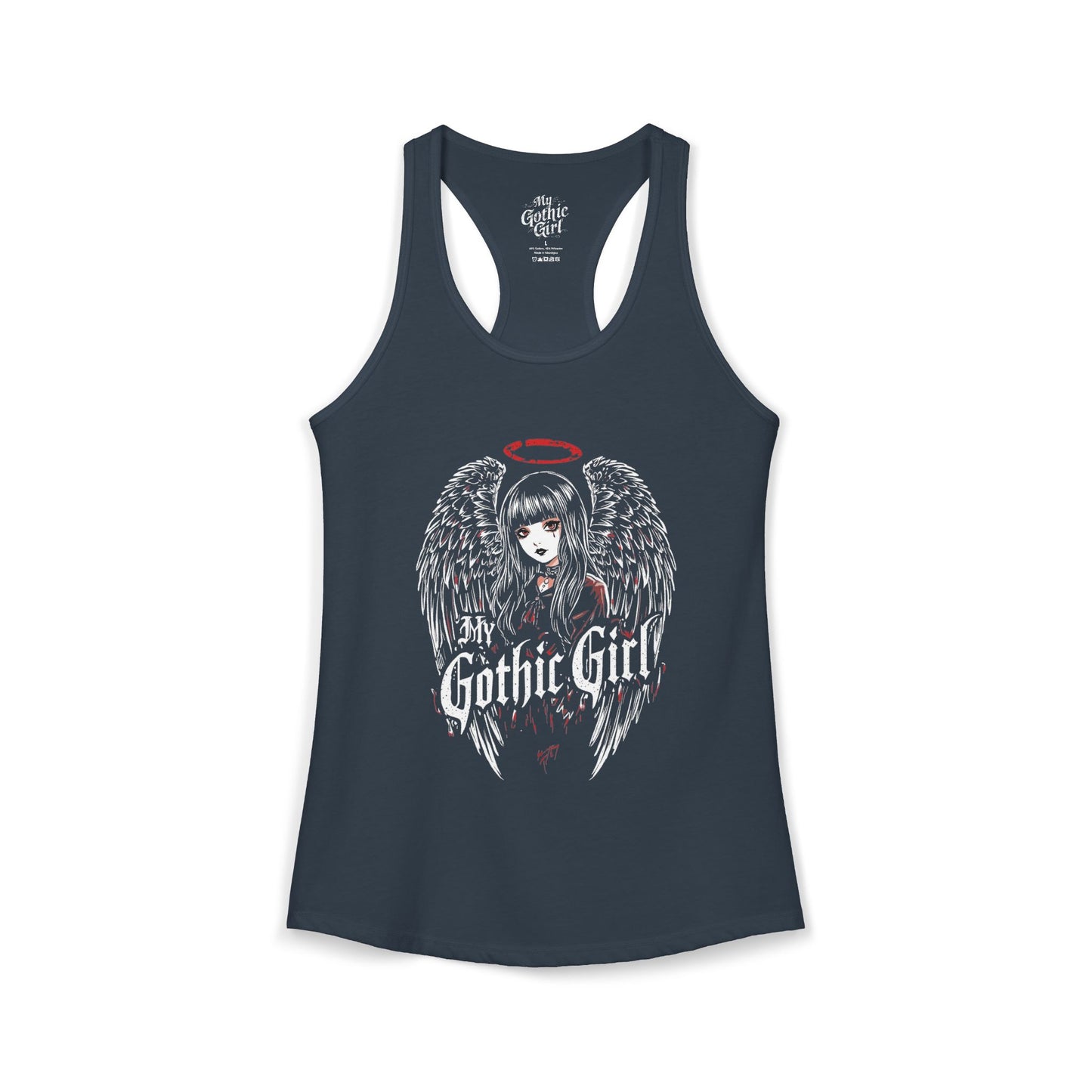 My Gothic Girl Fallen Angel — Women's Racerback Tank Top