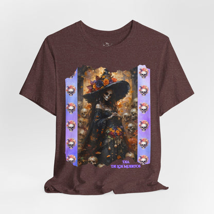 My Gothic Girl Dia De Los Muertos Graphic Tee – Gothic Streetwear, Whimsy Goth, Dark Poetry Alt Fashion