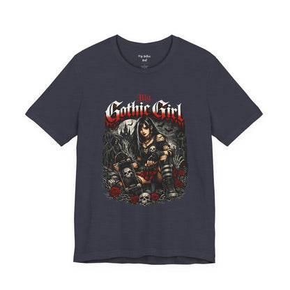 My Gothic Girl - Skater Girl Short Sleeve T Shirt