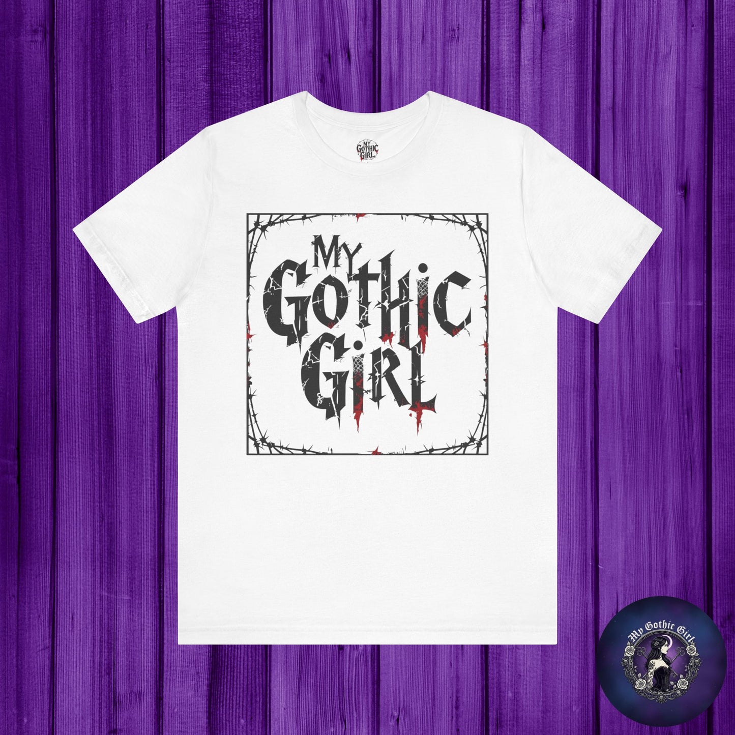 My Gothic Girl Graphic Poetic Goth Graphic Tee – My Gothic Girl