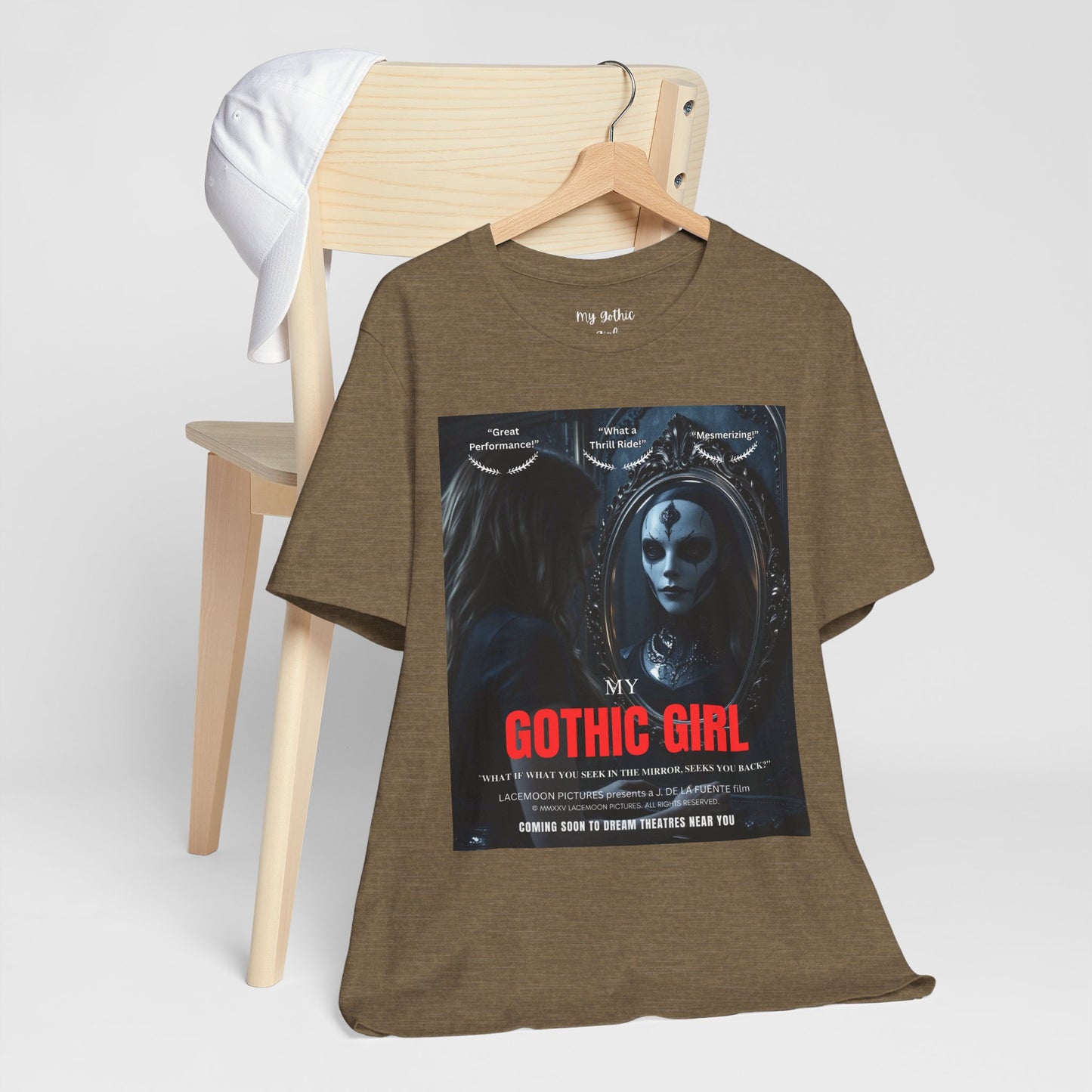 My Gothic Girl Graphic Tee – Whimsy Goth Streetwear, Dark Poetry Fashion, Alt Aesthetic Apparel