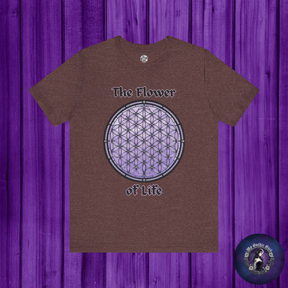 "The Flower of Life"  Gothic Graphic T-Shirt – Alt Aesthetic Poetic Goth Street-wear