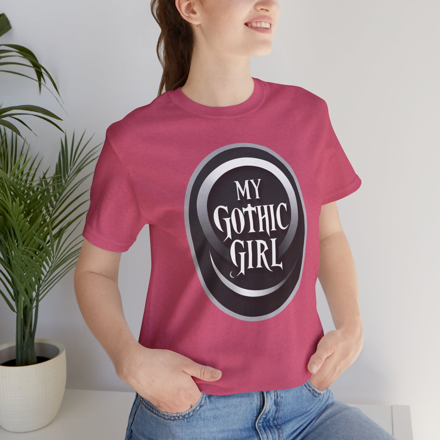 My Gothic Girl Poetic Goth Graphic Tee – Dark Alt Aesthetic Streetwear Fashion