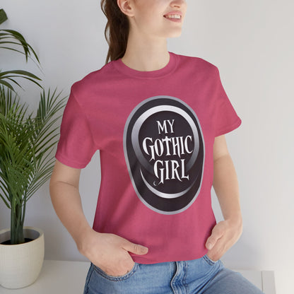 My Gothic Girl Poetic Goth Graphic Tee – Dark Alt Aesthetic Streetwear Fashion