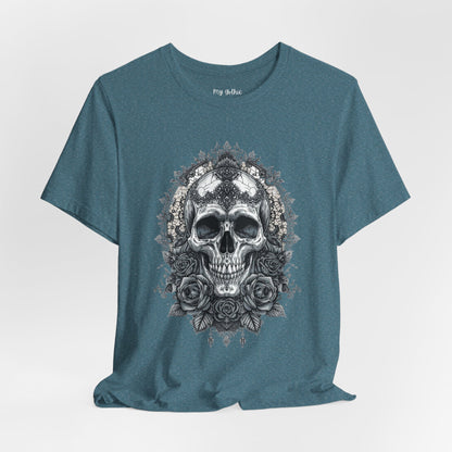 Gothic Skull Elegance T-Shirt