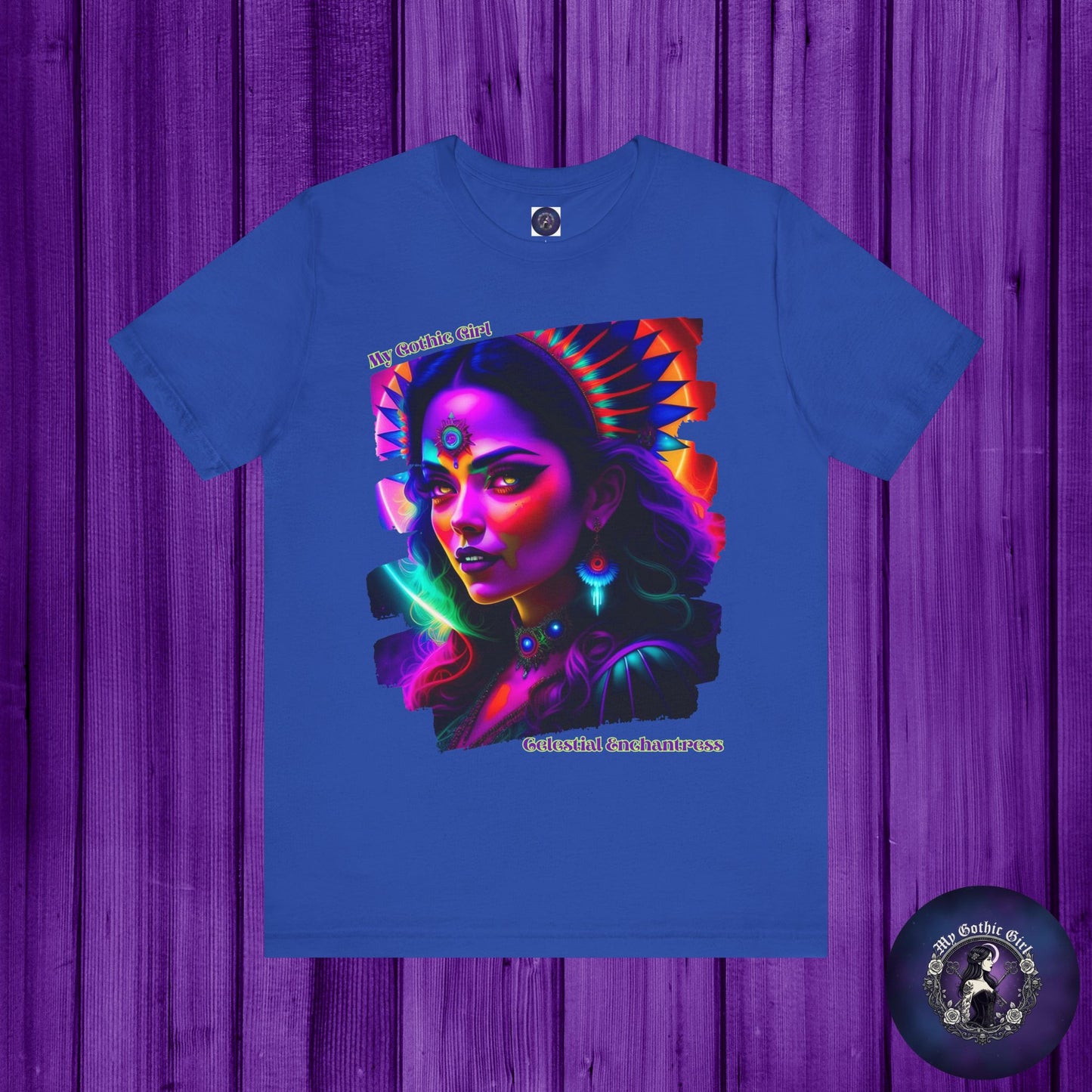 Celestial Enchantress Poetic Goth Graphic Tee – My Gothic Girl