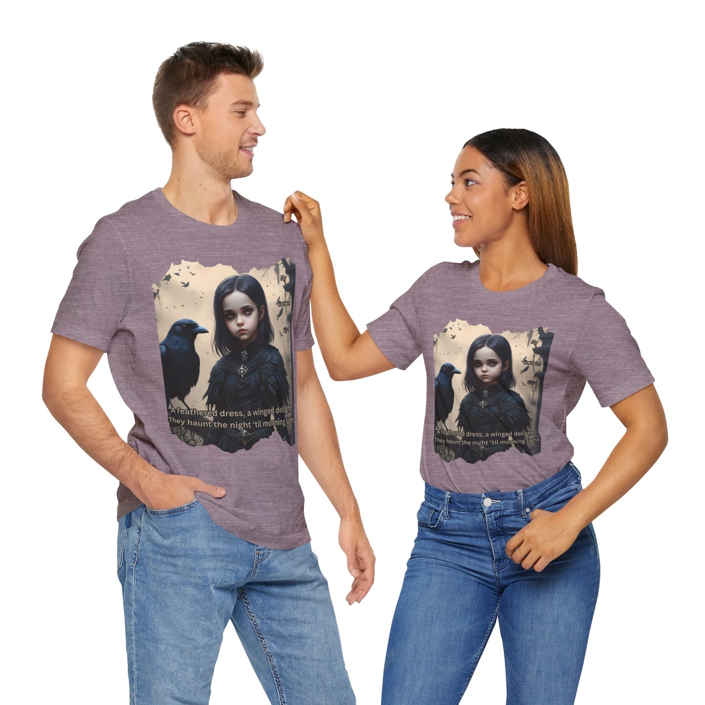 My Gothic Girl T-Shirt "Black Raven"  Whimsy Goth, Goth Fashion, Poetic Gothic Street Wear