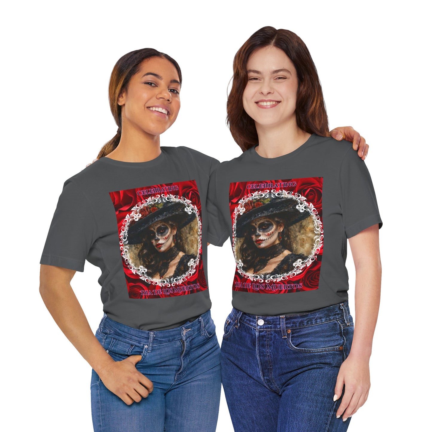 My Gothic Girl Dia De Los Muertos Graphic Tee – Gothic Streetwear, Whimsy Goth, Dark Poetry Alt Fashion