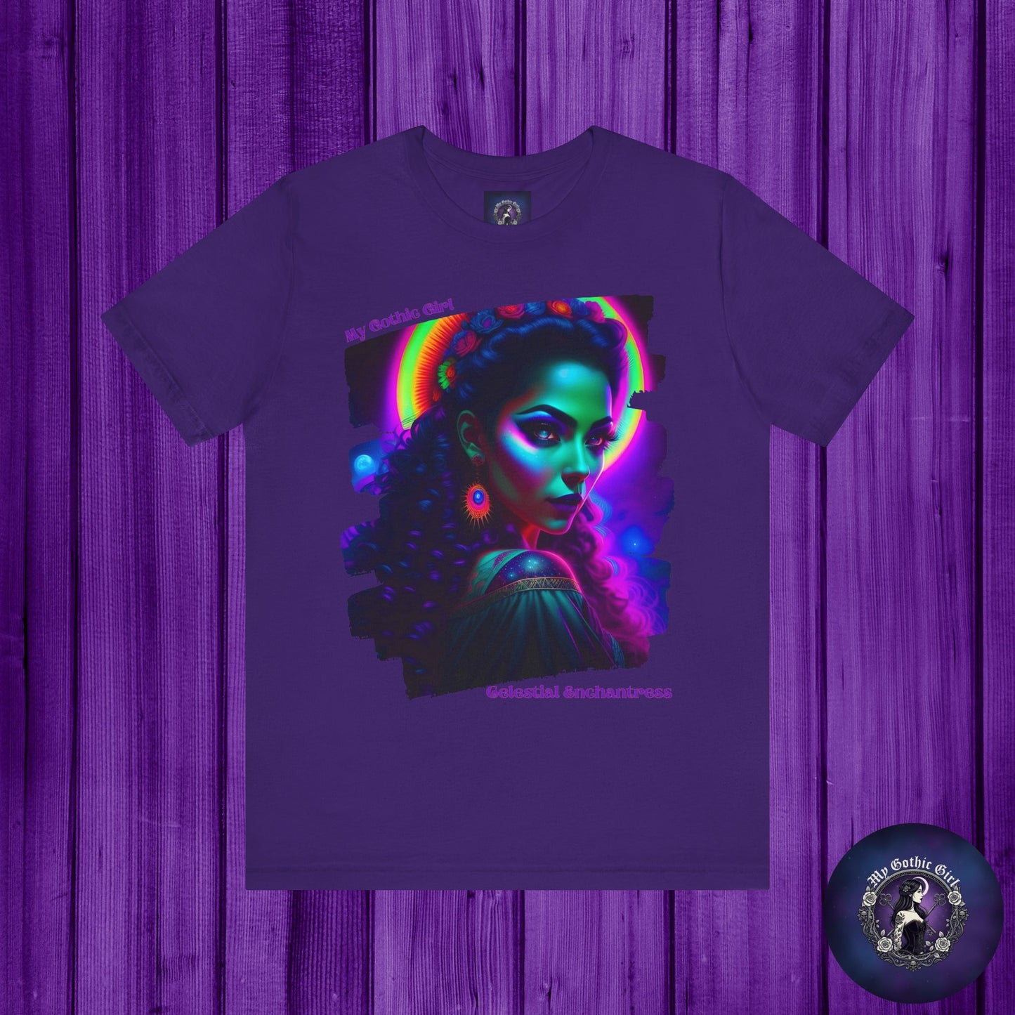 Celestial Enchantress Poetic Goth Graphic Tee – My Gothic Girl