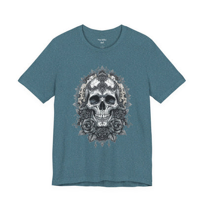 Gothic Skull Elegance T-Shirt