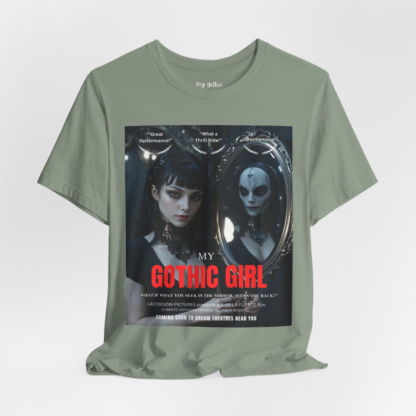 My Gothic Girl Graphic Tee – Whimsy Goth Streetwear, Dark Poetry Fashion, Alt Aesthetic Apparel