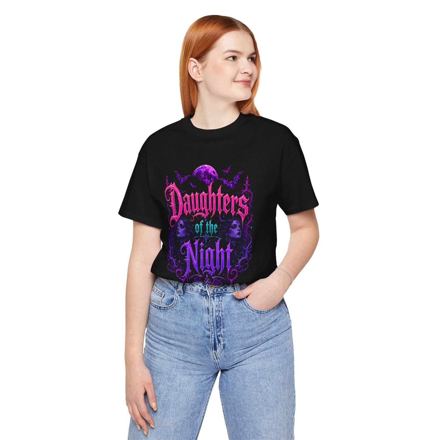 Daughters of the Night Tee — Gothic Vampire Moon Graphic T-Shirt