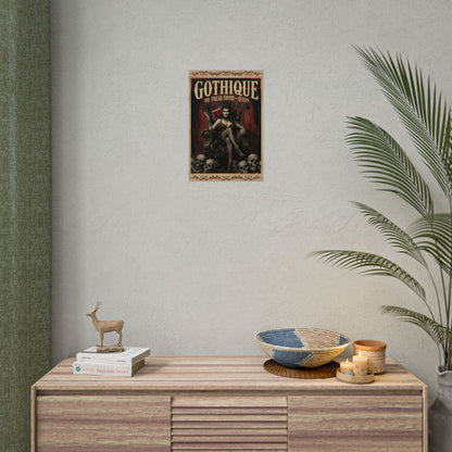 Gothique “The Freak Show Queen” Rolled Poster — Dark Circus Wall Art