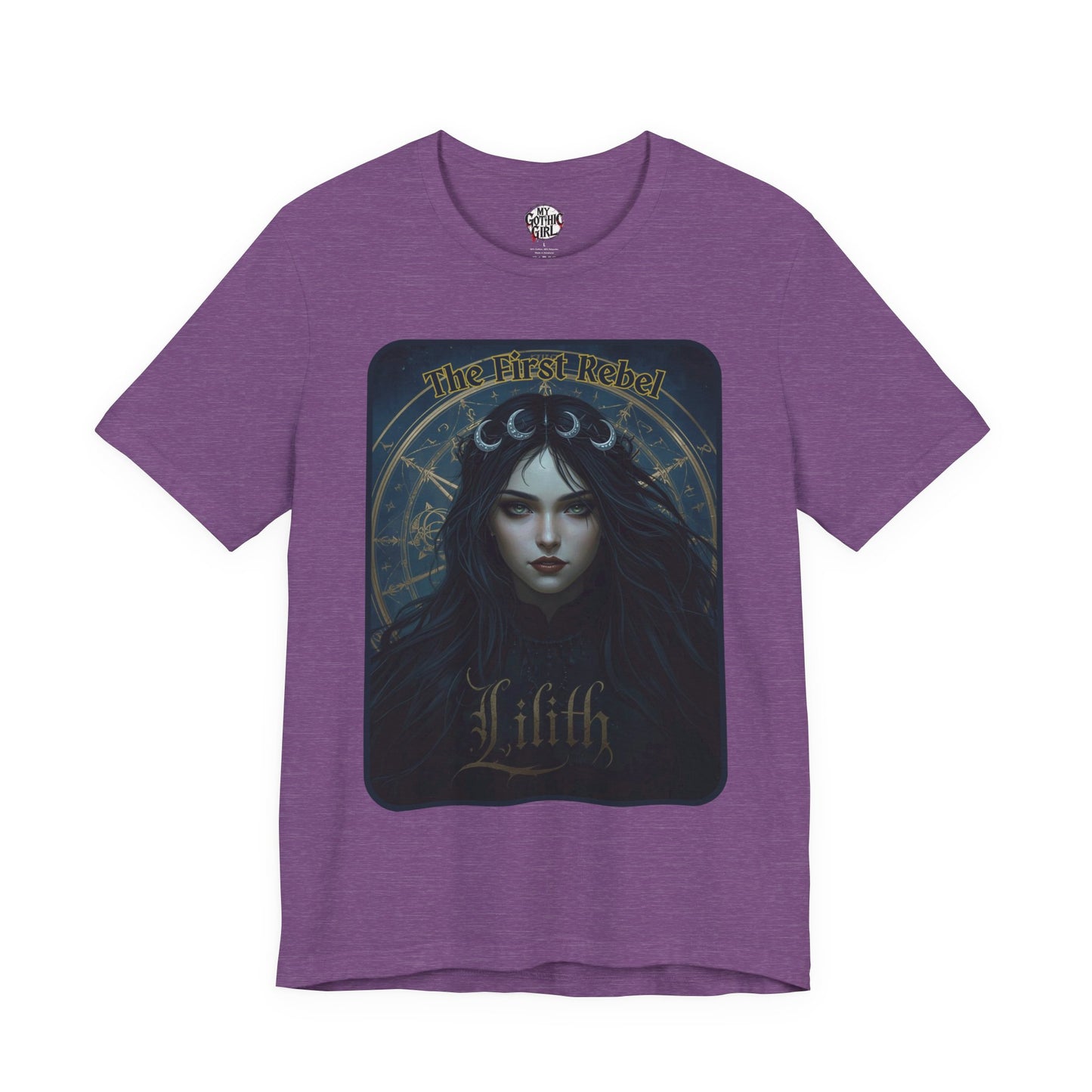 The First Rebel -"Lilith" Graphic T-Shirt – Alt Aesthetic Poetic Goth Street-wear