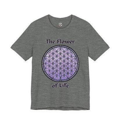 "The Flower of Life"  Gothic Graphic T-Shirt – Alt Aesthetic Poetic Goth Street-wear
