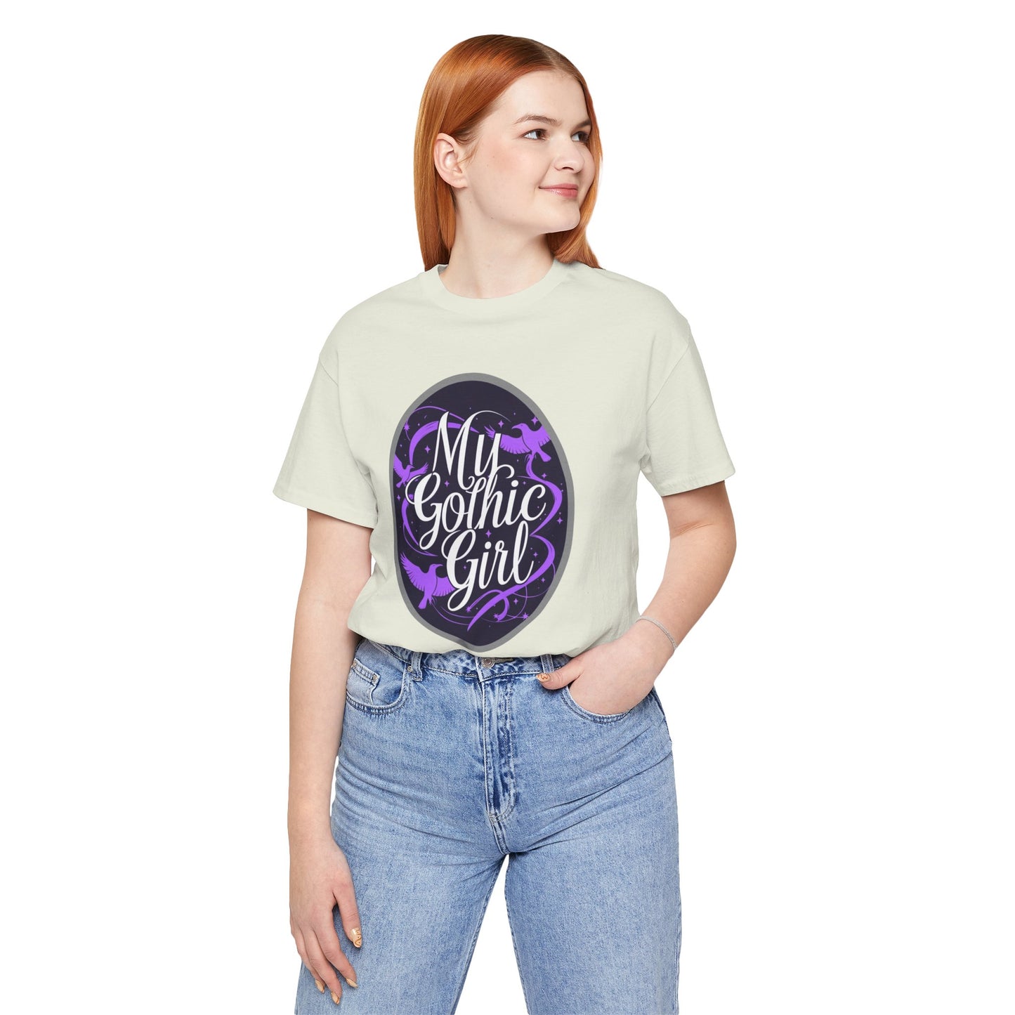 My Gothic Girl Poetic Goth Graphic Tee – Dark Alt Aesthetic Streetwear Fashion