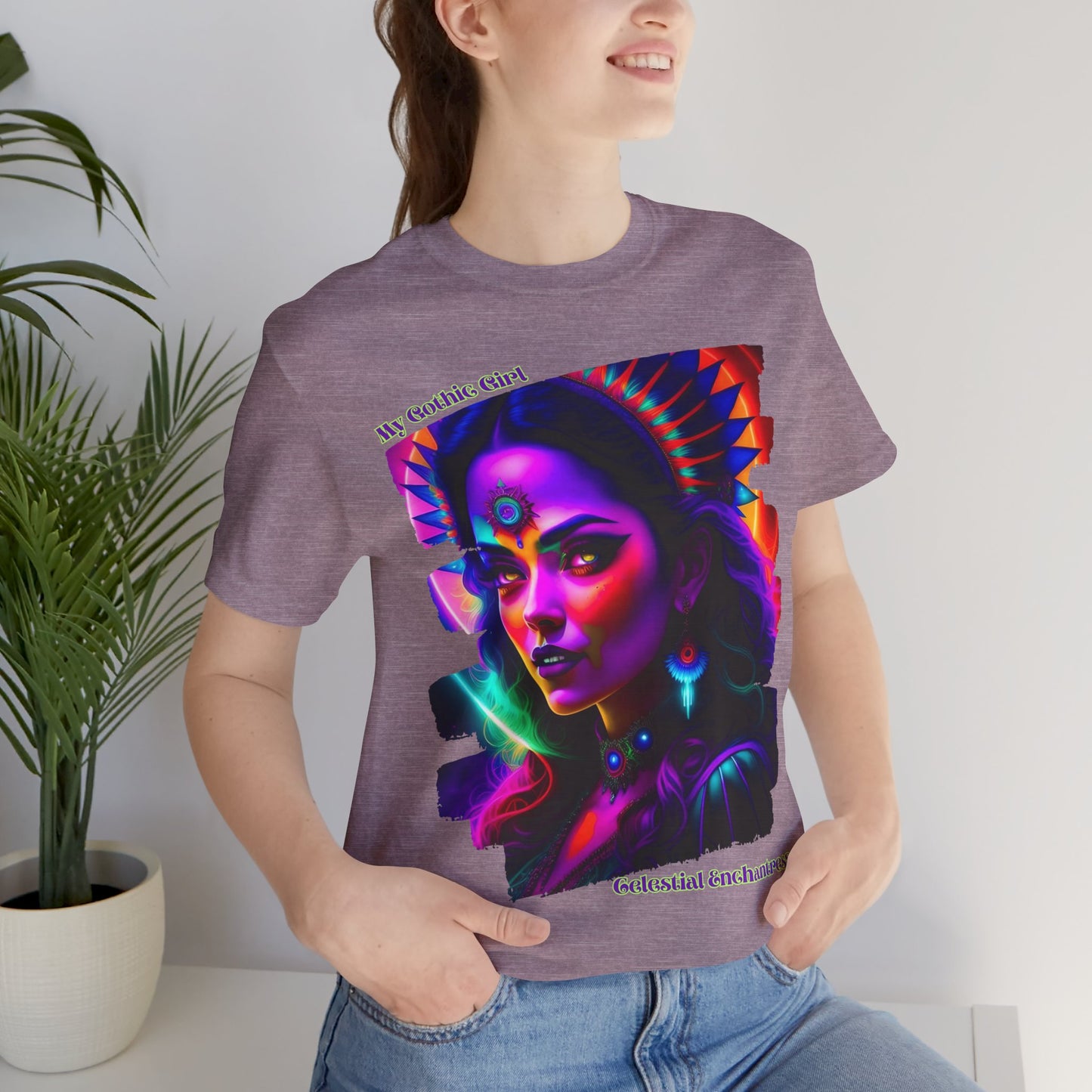 Celestial Enchantress Poetic Goth Graphic Tee – My Gothic Girl