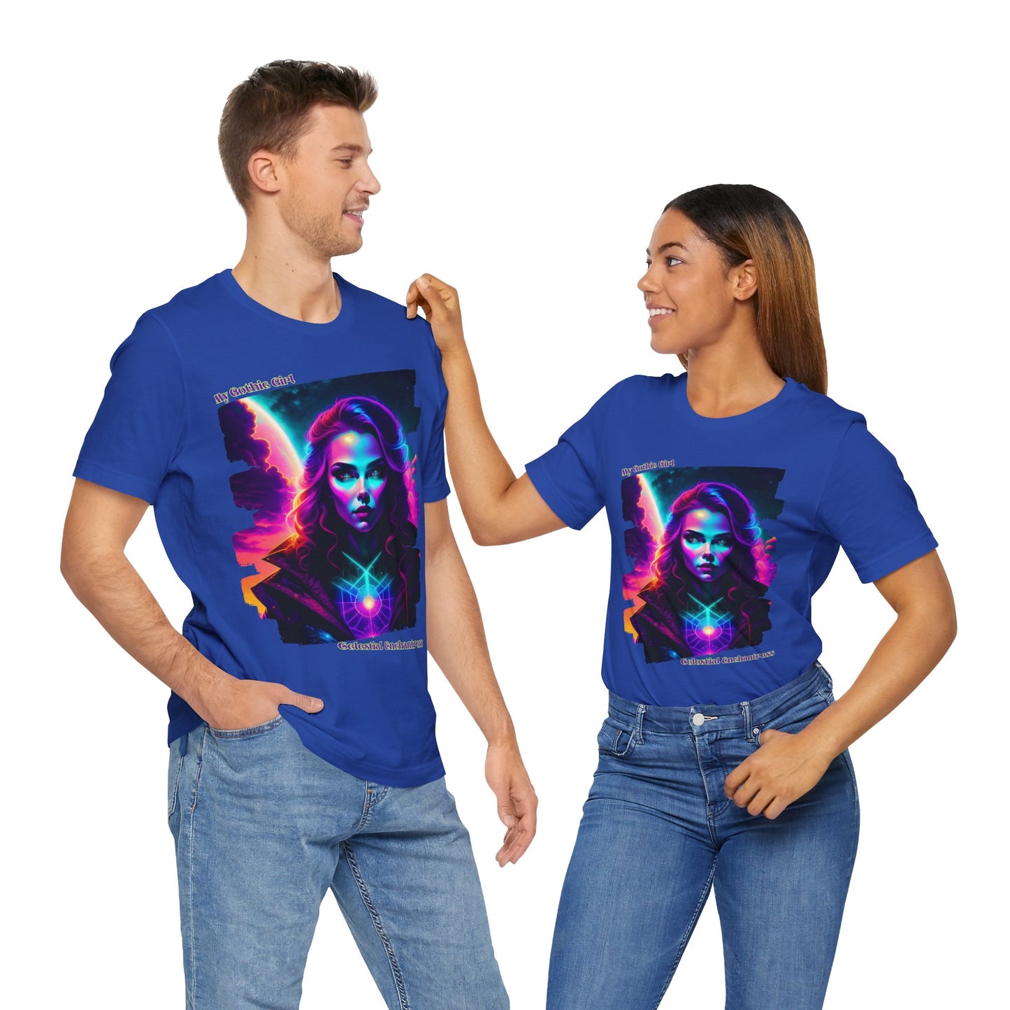Celestial Enchantress Poetic Goth Graphic Tee – My Gothic Girl