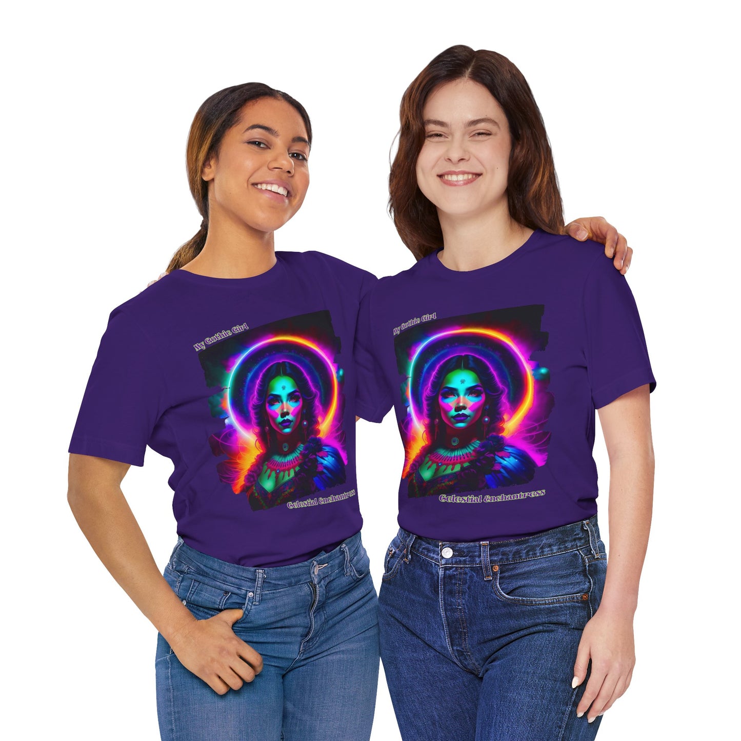 Celestial Enchantress Poetic Goth Graphic Tee – My Gothic Girl