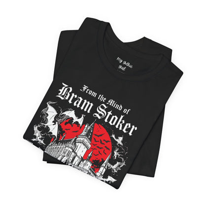 "From The Mind Of Bram Stoker" Gothic Literary Horror T-Shirt