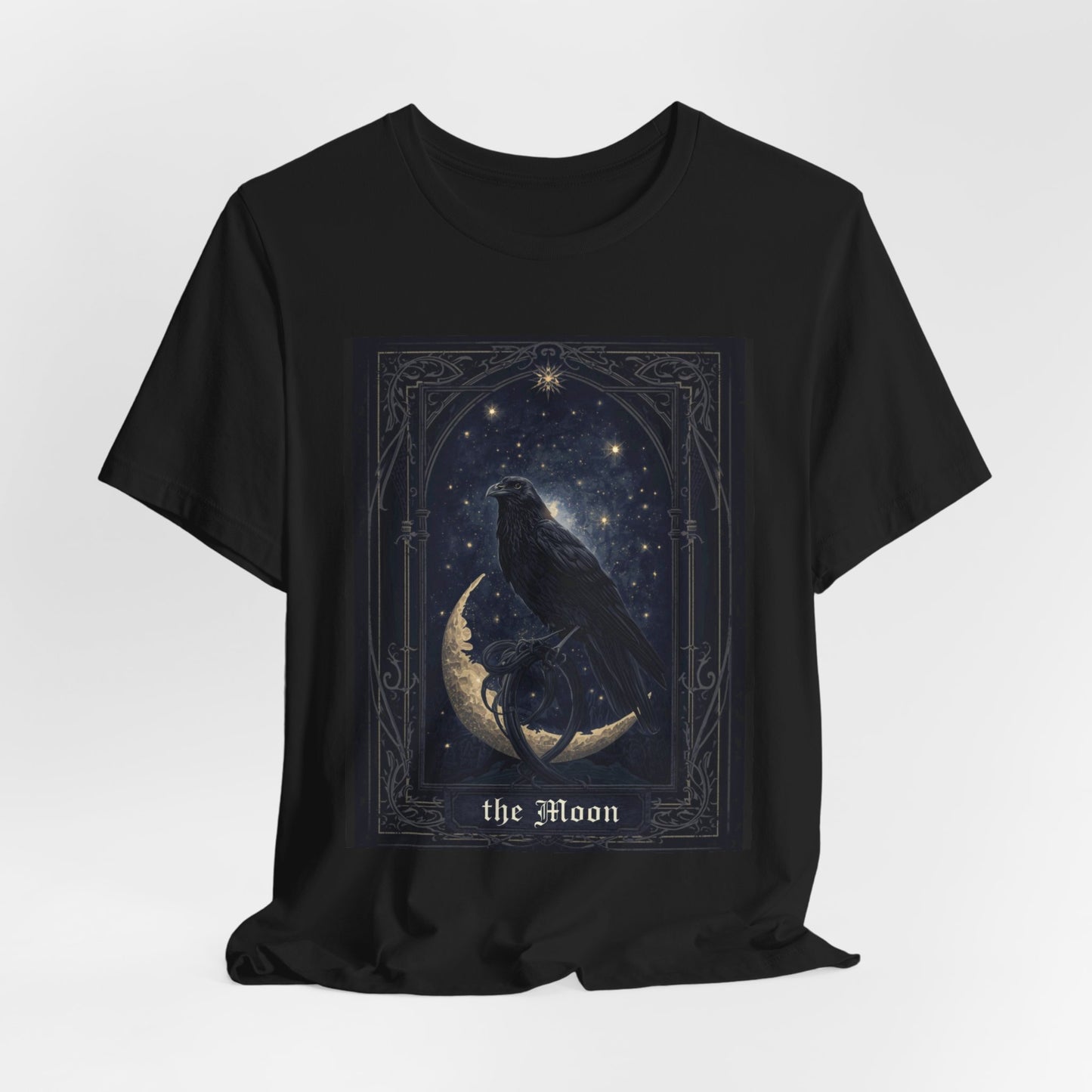 My Gothic Girl "Raven Moon" Graphic T-Shirt Unisex Gothic Dark Fashion Casual Wear
