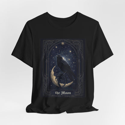 My Gothic Girl "Raven Moon" Graphic T-Shirt Unisex Gothic Dark Fashion Casual Wear