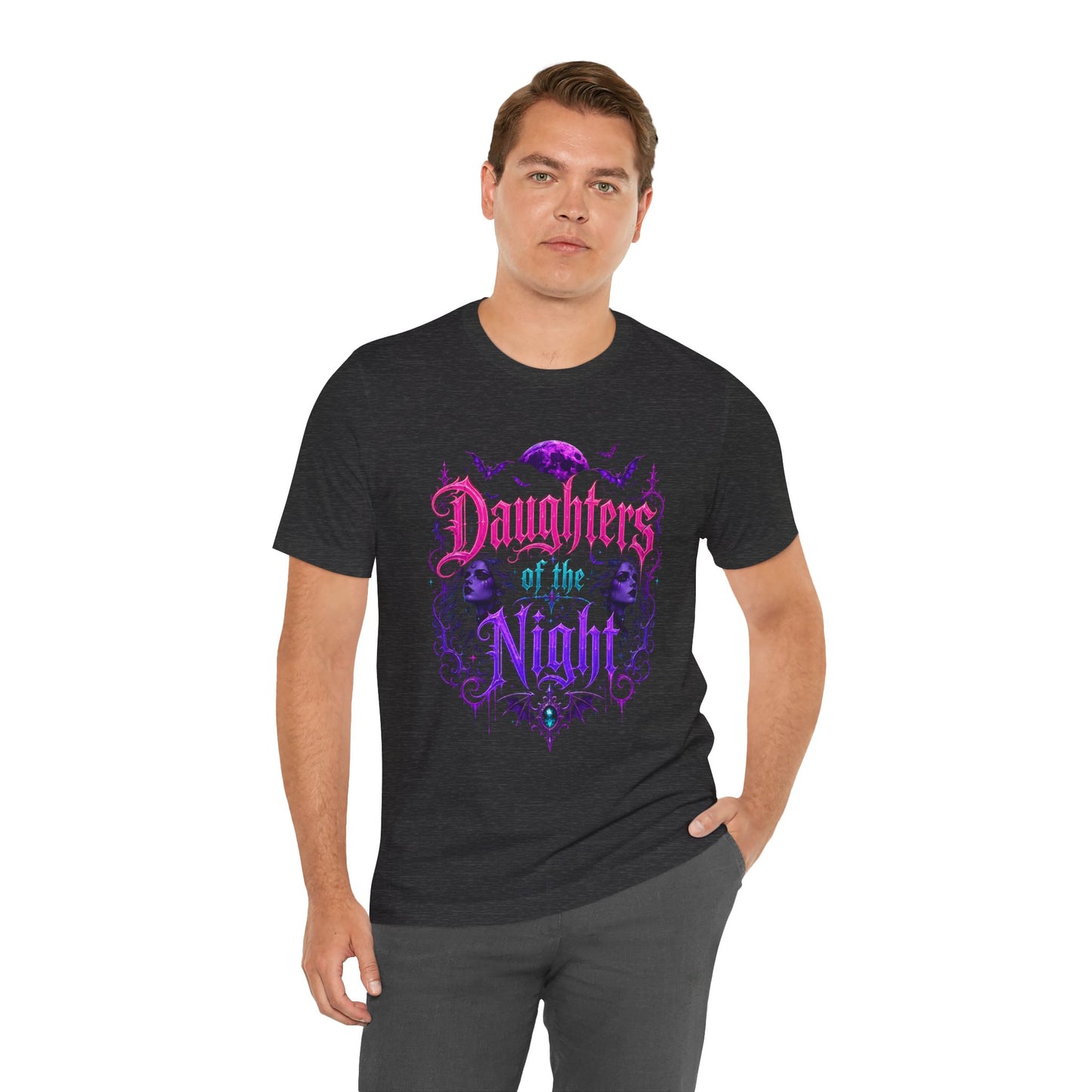 Daughters of the Night Tee — Gothic Vampire Moon Graphic T-Shirt