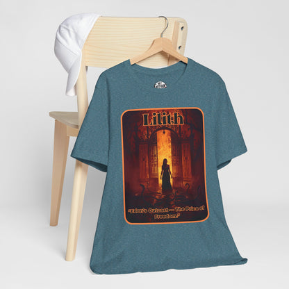 “Lilith  —  Eden’s Outcast, The Price of Freedom.” Graphic T-Shirt – Alt Aesthetic Poetic Goth Street-wear