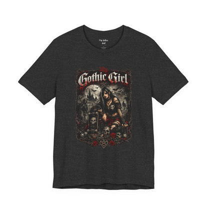 My Gothic Girl - Skater Girl Short Sleeve T Shirt