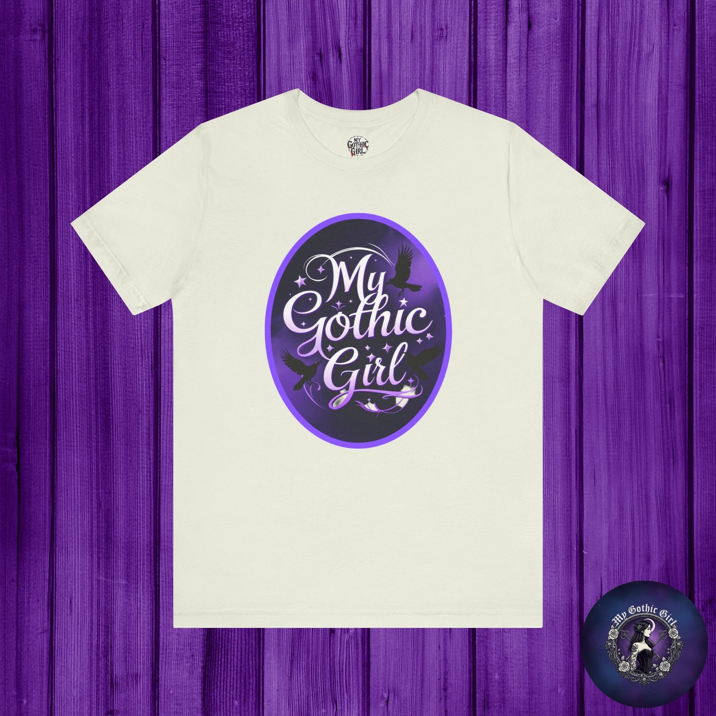 My Gothic Girl Poetic Goth Graphic Tee – Dark Alt Aesthetic Streetwear Fashion