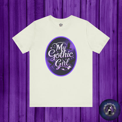 My Gothic Girl Poetic Goth Graphic Tee – Dark Alt Aesthetic Streetwear Fashion