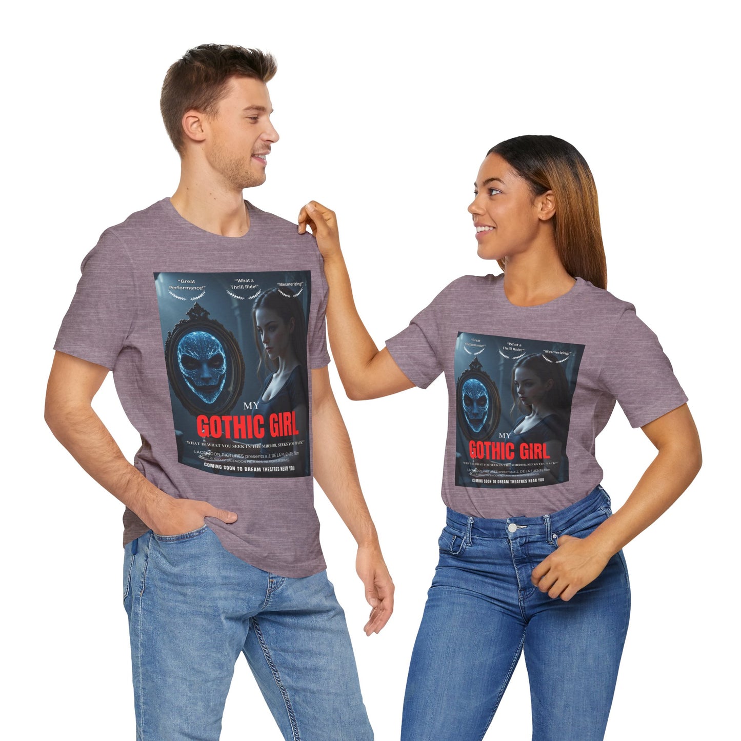 My Gothic Girl "Movie Poster" Graphic Tee – Gothic Streetwear, Whimsy Goth, Dark Poetry Alt Fashion