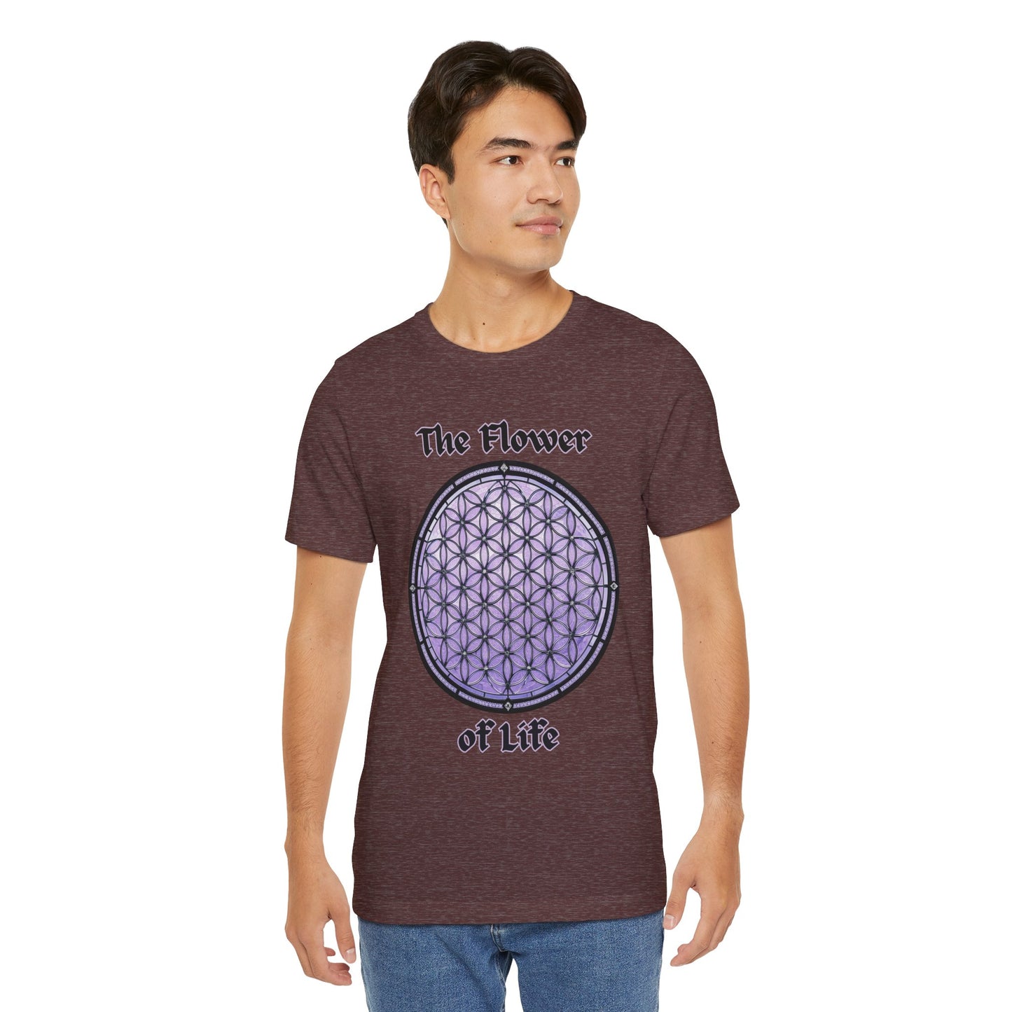 "The Flower of Life"  Gothic Graphic T-Shirt – Alt Aesthetic Poetic Goth Street-wear