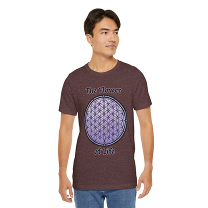 "The Flower of Life"  Gothic Graphic T-Shirt – Alt Aesthetic Poetic Goth Street-wear