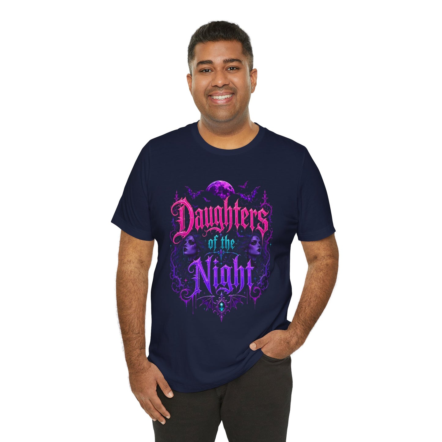Daughters of the Night Tee — Gothic Vampire Moon Graphic T-Shirt